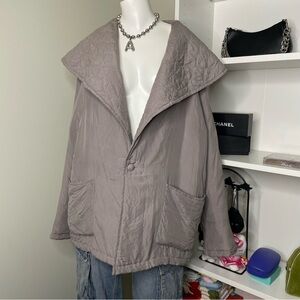 100% silk quilted jacket